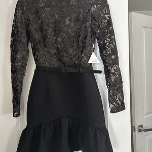 Nadine Merabi Blair Black Dress size Small